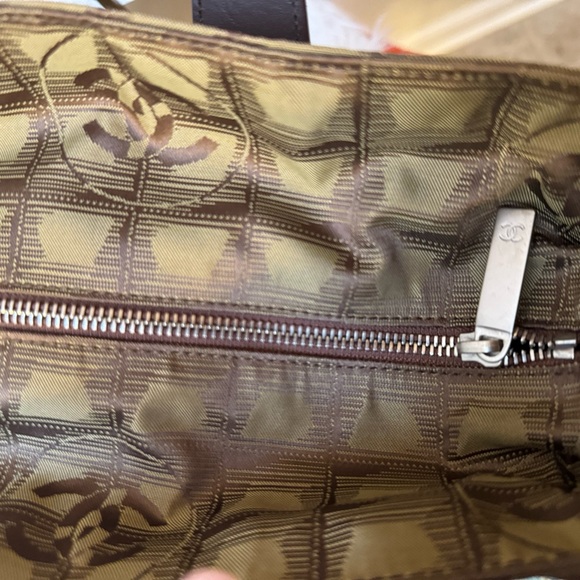 🔥SEND OFFER🔥CHANEL TRAVEL LINE Elegant Brown Tote Bag - Picture 9 of 13